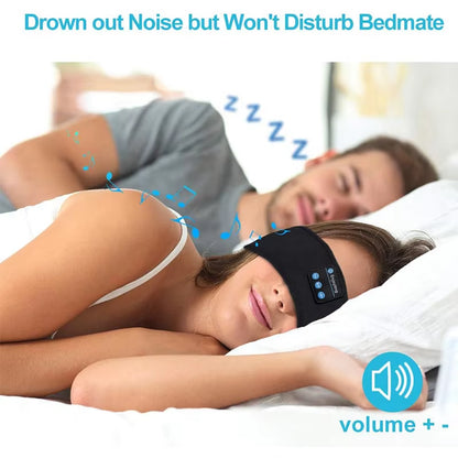 Wireless Bluetooth Headset Headband and Eye Mask 