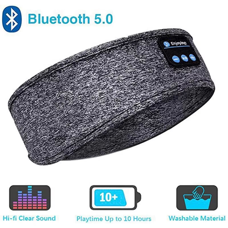 Wireless Bluetooth Headset Headband and Eye Mask 