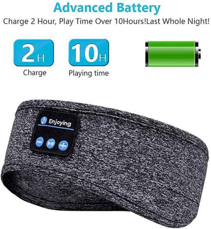 Wireless Bluetooth Headset Headband and Eye Mask