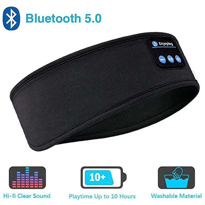 Wireless Bluetooth Headset Headband and Eye Mask 