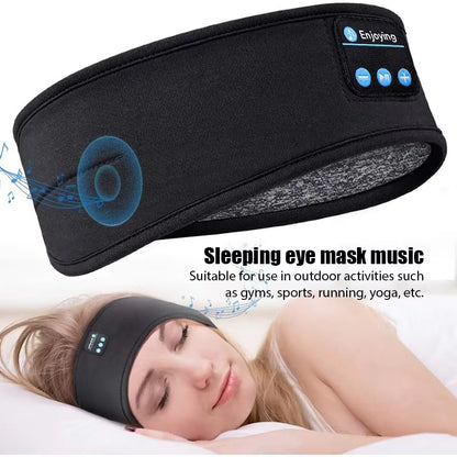 Wireless Bluetooth Headset Headband and Eye Mask 